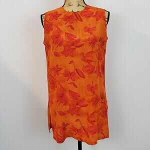 VINTAGE Tess silk tunic sz S
